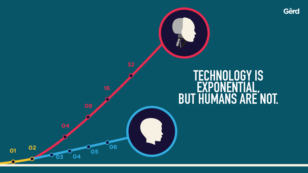 humans exponential not JFC gerd leonhard