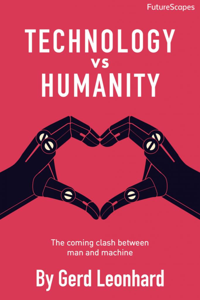 technology vs humanity book cover gerd leonhard